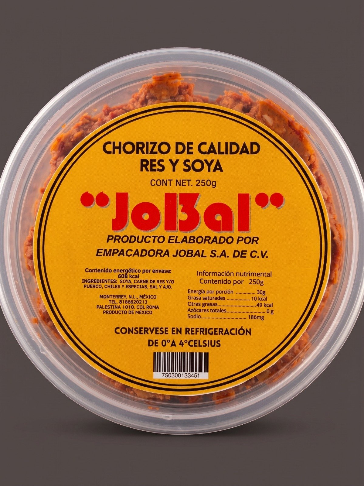 Chorizo Mixto Don Pepe, res y soya
